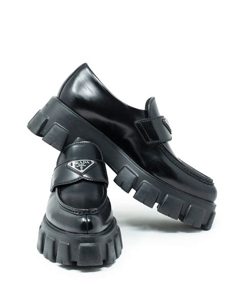 prada chunky loafer.